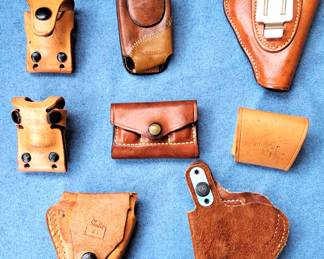 LEATHER POLICE HOLSTERS 