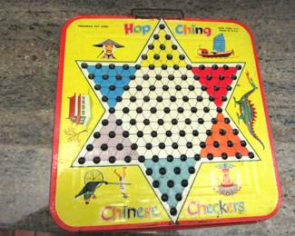 Vintage metal game board