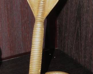 VTG brass cobra candlestick