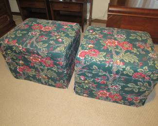 Upholstered storage seats