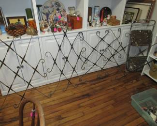 Wrought iron pieces