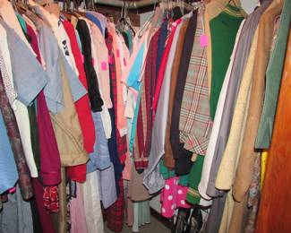 Lots of vintage clothes