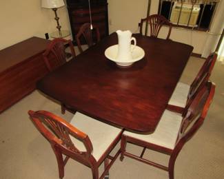 Mahogany Duncan Phyfe table