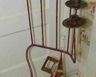Signed iron sculpture