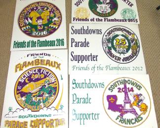 Southdowns Mardi Gras yard signs