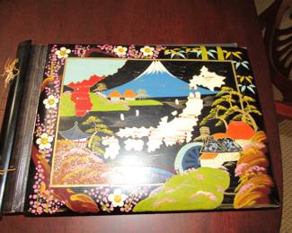 Wartime inlaid photo album