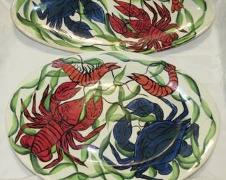 Large seafood platters