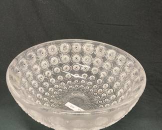 Lalique crystal Nemours Bowl