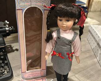 Taty Collection.  Limited edition porcelain doll. #49/2400, certificate of authenticity.  Very rare