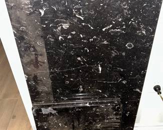 Black marble from Greece 1971
1 coffee table top/insert
2 end table tops/inserts