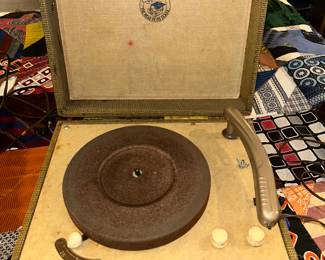 1950’s Dean - The head of its class portable record player.  78, 45, 33 1/3