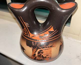 2007 Indian marriage pot
“Navaho Storytelling” by Little Dine