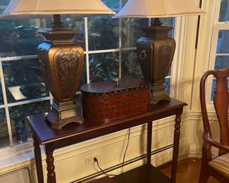 Console table lamps 