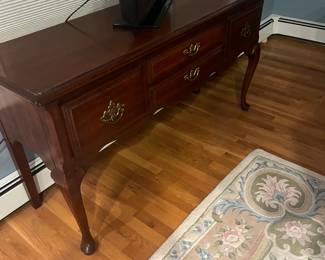 Console  with queen Ann legs 