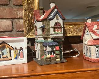 Christmas village houses 