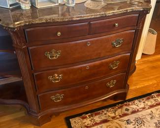 Buffett /server with marble top x 2 