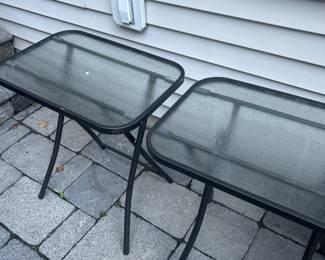 Two patio tables