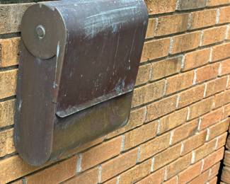 Vintage copper mailbox