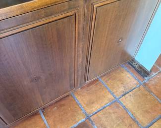 Solid, walnut doors, cabinet doors, bifold, cabinets.