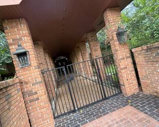 All iron gates / around entire property pool and barn/garage 
      Is available