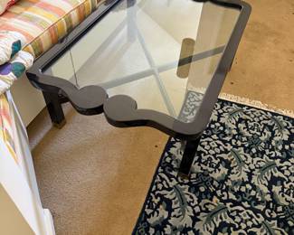 New to Sale - black lacquer coffee table MCM