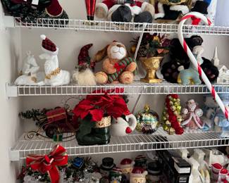 Lots of great Christmas decorations