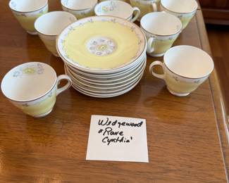 Wedgewood demitasse cup and saucer pattern "Cynthia"