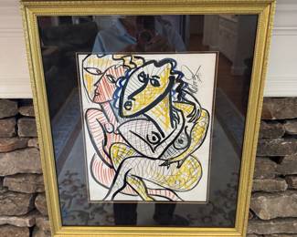 Framed original painting by A.R. "Randy" Wood