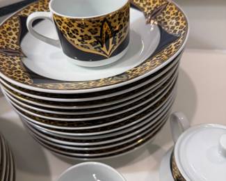 American Atelier Cheetah China Set