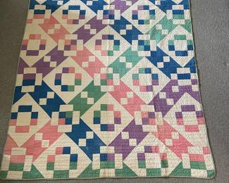 HUGE Collection of Homemade Antique and Vintage Hand-stitched Quilts: Arts and Crafts, Eight Point Star,Patchwork, Feed Sack, Fan, Block Pattern, American Southern, Diamond, Jacobs Ladder