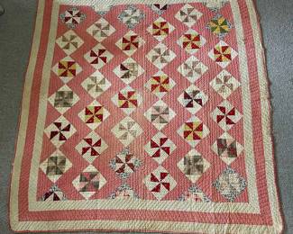 HUGE Collection of Homemade Antique and Vintage Hand-stitched Quilts: Arts and Crafts, Eight Point Star,Patchwork, Feed Sack, Fan, Block Pattern, American Southern, Diamond, Jacobs Ladder