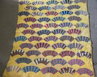 HUGE Collection of Homemade Antique and Vintage Hand-stitched Quilts: Arts and Crafts, Eight Point Star,Patchwork, Feed Sack, Fan, Block Pattern, American Southern, Diamond, Jacobs Ladder