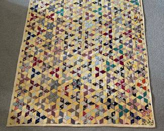 HUGE Collection of Homemade Antique and Vintage Hand-stitched Quilts: Arts and Crafts, Eight Point Star,Patchwork, Feed Sack, Fan, Block Pattern, American Southern, Diamond, Jacobs Ladder