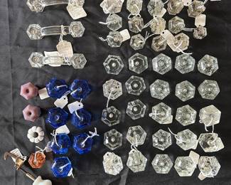 Antique Glass Knobs and Handles