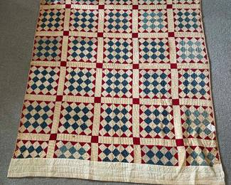 HUGE Collection of Homemade Antique and Vintage Hand-stitched Quilts: Arts and Crafts, Eight Point Star,Patchwork, Feed Sack, Fan, Block Pattern, American Southern, Diamond, Jacobs Ladder