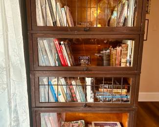 Globe-Wernieke mission style stacking barristers bookcase.  