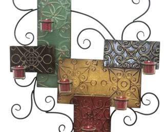 Decorative Metal Wall Candle Holder