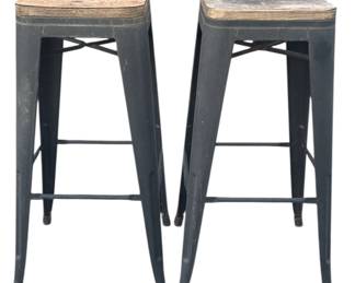 Industrial Metal Bar Stools
