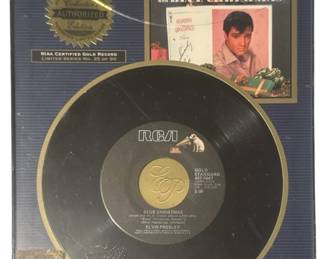 Elvis Presley Collectors Plaque