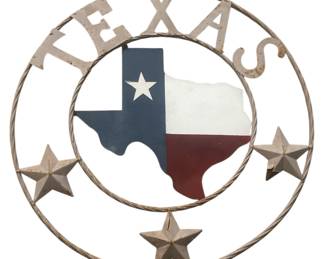 Texas Metal Wall Hanging