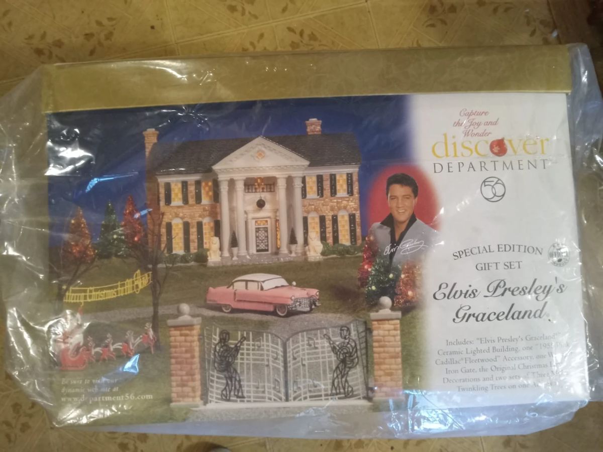 Department 56 Special Edition Gift Set Elvis Presley's Graceland. Still in package, never opened. $250