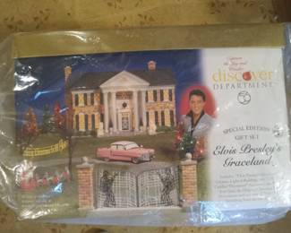 Department 56 Special Edition Gift Set Elvis Presley's Graceland. Still in package, never opened. $250