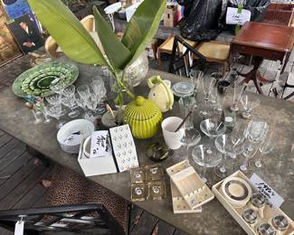 glassware, crystal