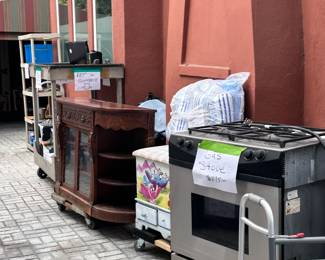 dual fuel DACOR RANGE, vintage furniture