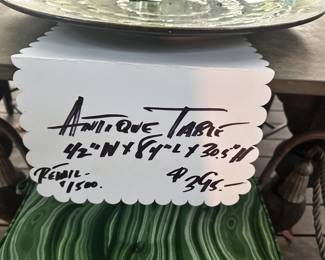 antique table