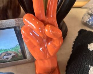 peace sign ceramic