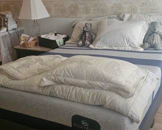 Serta bed with frame