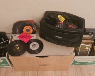 Frames in boxes.  45s $2 each