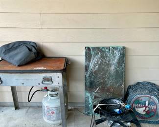 Black Stone Griddle and a Camping Stove