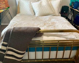 Full Brass Bed frame. Mattresses have been sold.